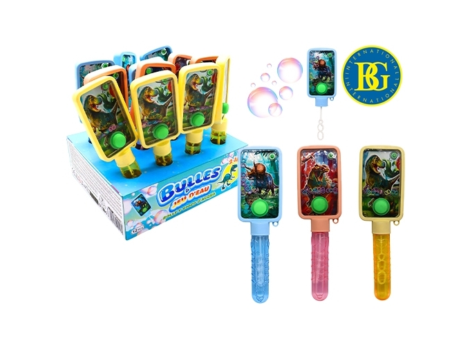 BULLES DE SAVON WATER GAME DINO 30ML 21CM (12)