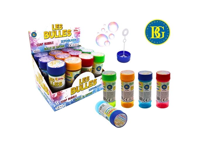 BULLES SAVON JEU PATIENCE 200 ml  (BTE.12)