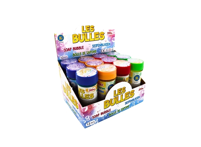 BULLES SAVON JEU PATIENCE 200 ml  (BTE.12)
