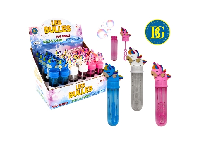 BULLES SAVON LICORNE 35 ml  (BTE.24)