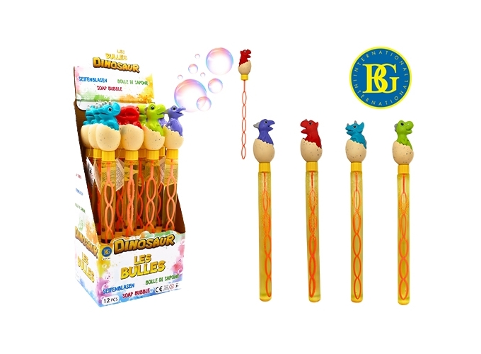 BULLES SAVON OEUF DINOSAURE 120ML 36.5CM (12)