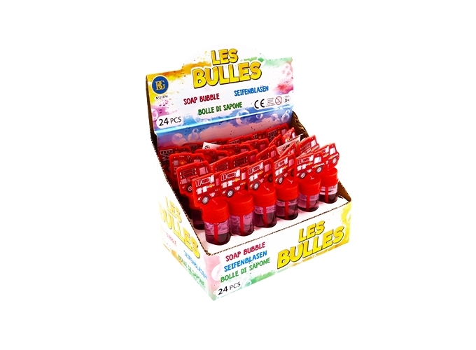 BULLES SAVON POMPIER 14CM 35ML (BTE. 24)