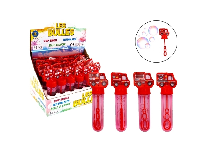 BULLES SAVON POMPIER 14CM 35ML (BTE. 24)