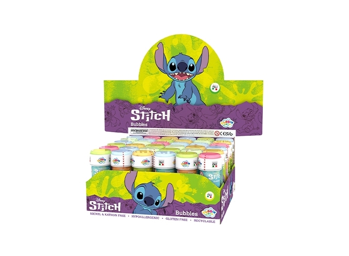 BULLES SAVON STITCH 11CM 60 ML (BTE.36)