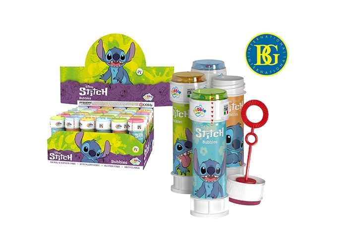 BULLES SAVON STITCH 11CM 60 ML (BTE.36)