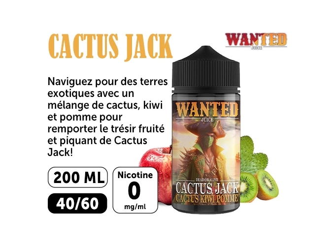 CACTUS JACK 200 ML WANTED JUICE