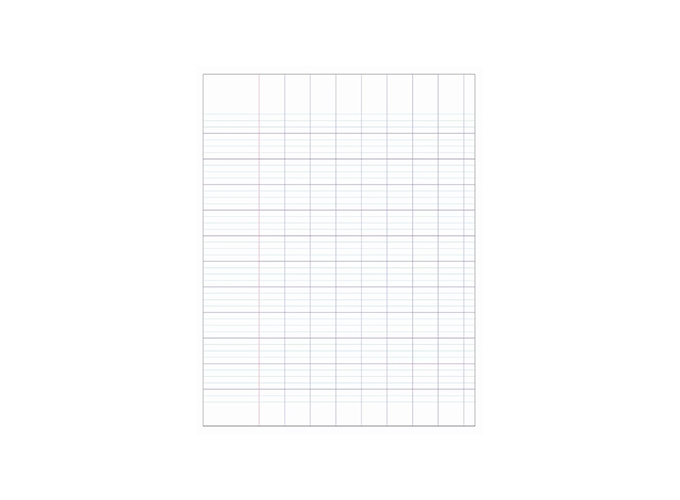 CAHIER 170X220 90g LIGNE 3MM 32P (20)
