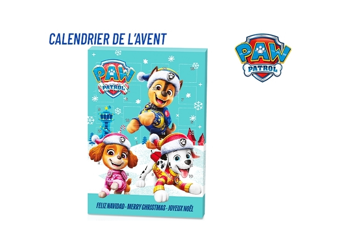 CALENDRIER DE L'AVENT CHOCOLAT PAT PATROUILLE (24)