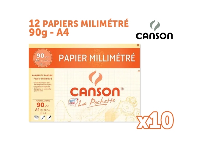 CANSON MILLIMETRE 12F 210X297 90G (10)