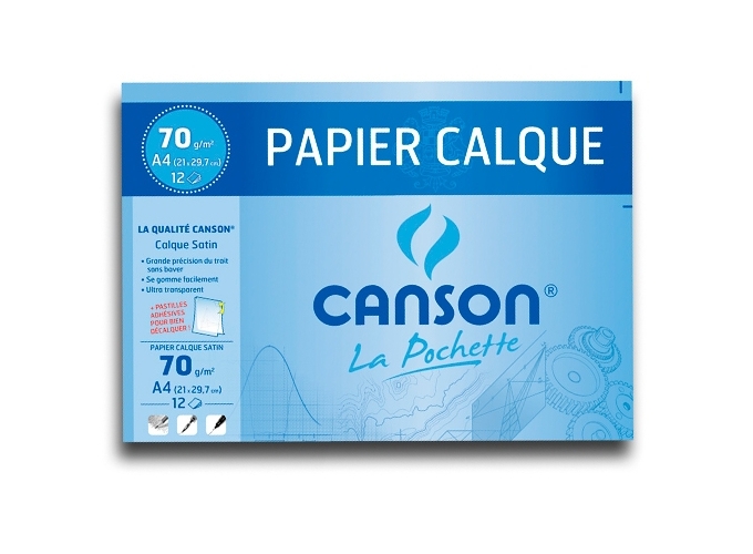 CANSON POCH CALQUE 12 F 210X297 70G (10)