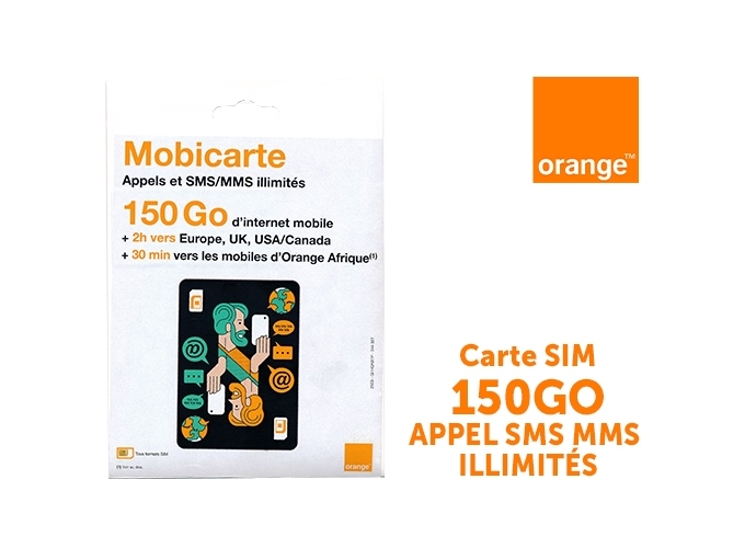 CARTE SIM ORANGE MOBICARTE ZEN 150 GO (10)