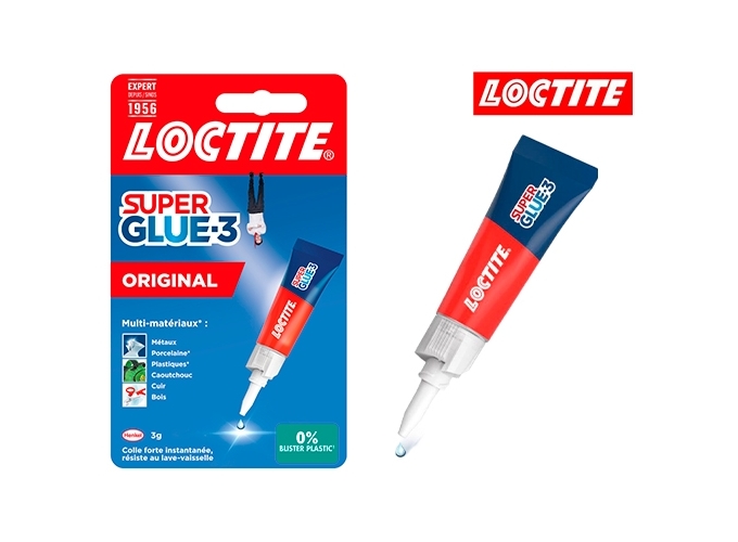 CARTE SUPER GLUE 3 LIQ. 3g ORIGINAL (24)