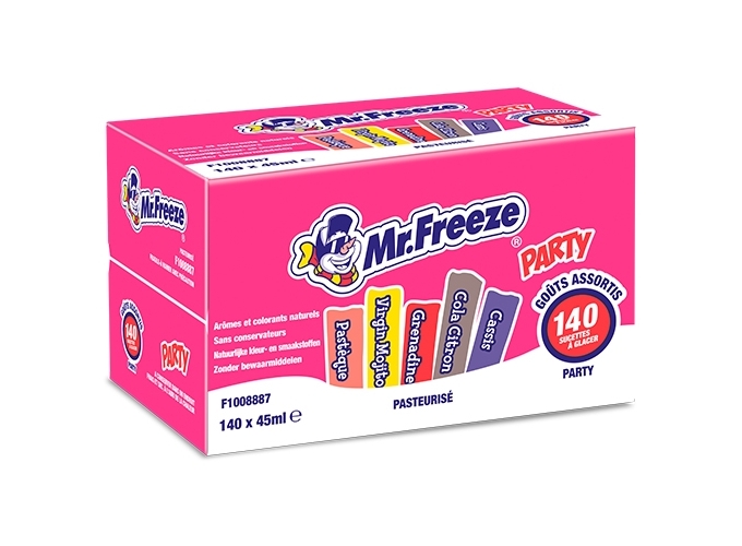 CARTON 140 MISTER FREEZE PARTY 45ML BEST OF (1)