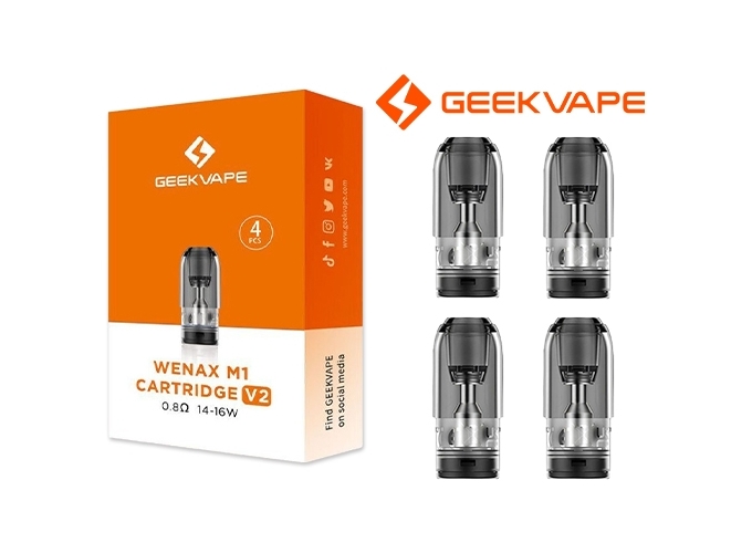 CARTOUCHES WENAX M1 V2 0.8 OHM (4)