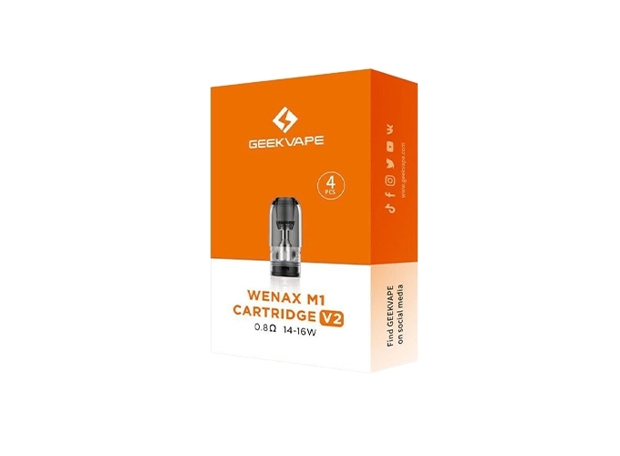 CARTOUCHES WENAX M1 V2 0.8 OHM (4)