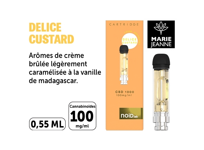 CARTRIDGE CBD 1000 DELICE CUSTARD (12)