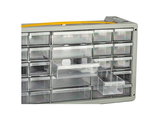 CASIER RANGEMENT 25 CASES POUR PILES MINIAT ET ACC