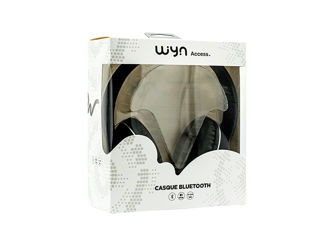 CASQUE AUDIO SANS FIL BLUETOOTH NOIR (1)