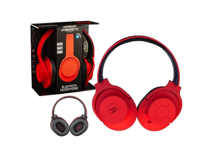CASQUE BLUETOOTH MP3 KIT MAIN LIBRE ROUGE (1)