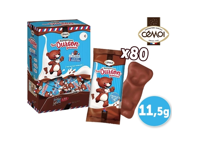 CEMOI BTE 80 SACHETS PETIT OURSON LAIT 11,5g  (1)