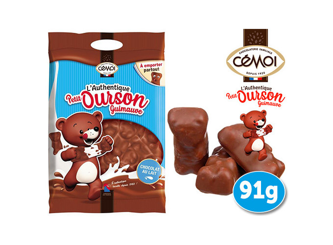 CEMOI SACHET PETIT OURSON GUIMAUVE 91g  (14)
