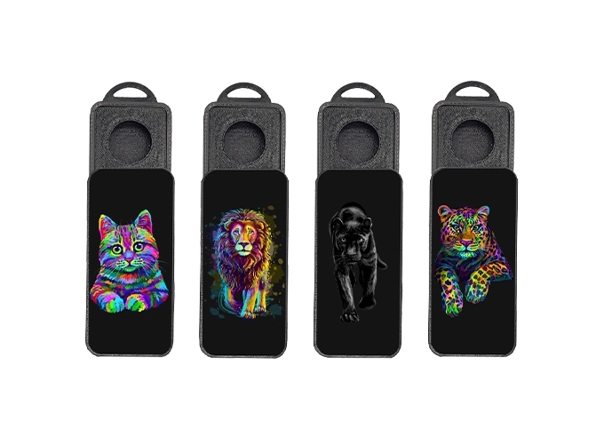CENDRIER POCHE 100% DECORS FELINS (PR.24)