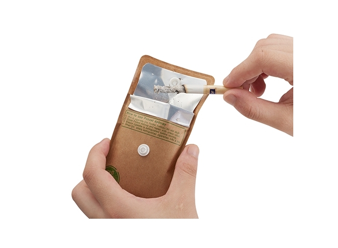 CENDRIER POCHE RECYCLE KRAFT ASHTRAY (PR.24)