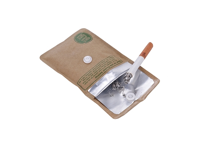 CENDRIER POCHE RECYCLE KRAFT ASHTRAY (PR.24)