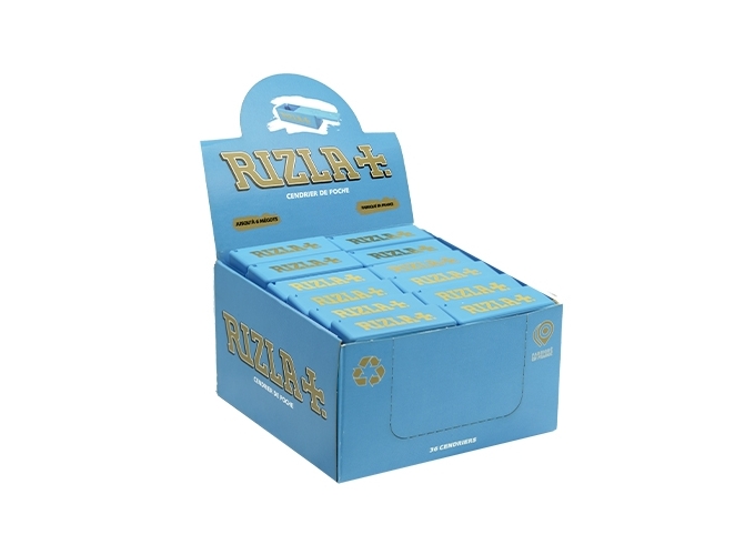 CENDRIER POCHE RIZLA BLEU  (PR.36)