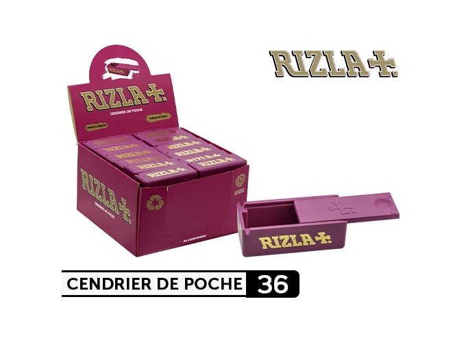 CENDRIER POCHE RIZLA ROSE  (PR.36)