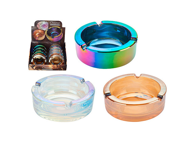 CHAMP CENDRIER RAINBOW GLASS  (PRES.8)