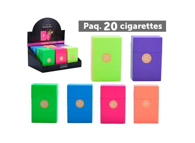 CHAMP ETUI PLASTIQUE PAQ. 20 CIGAR.  (PRES.12)