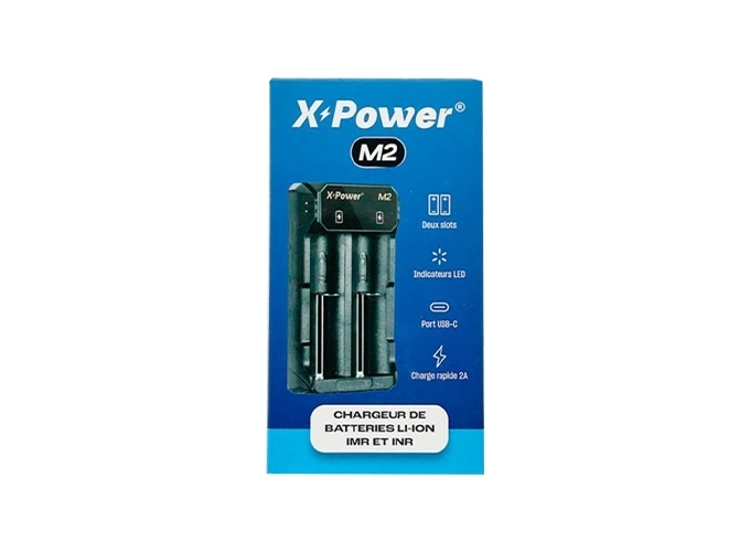 CHARGEUR DOUBLE ACCUS XPOWER M2