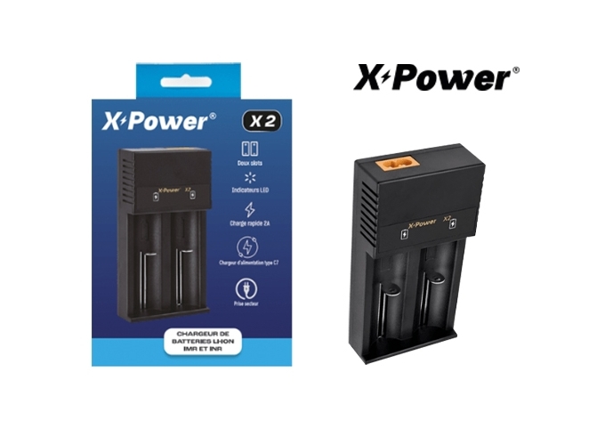 CHARGEUR DOUBLE ACCUS XPOWER X2
