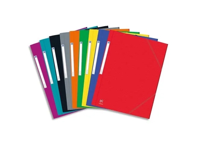 CHEMISE A4   ELAST. CARTE 5 10e COUL. ASS.