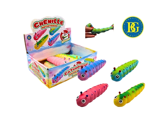 CHENILLE ANTISTRESS STRECHY 16CM (BTE.12)