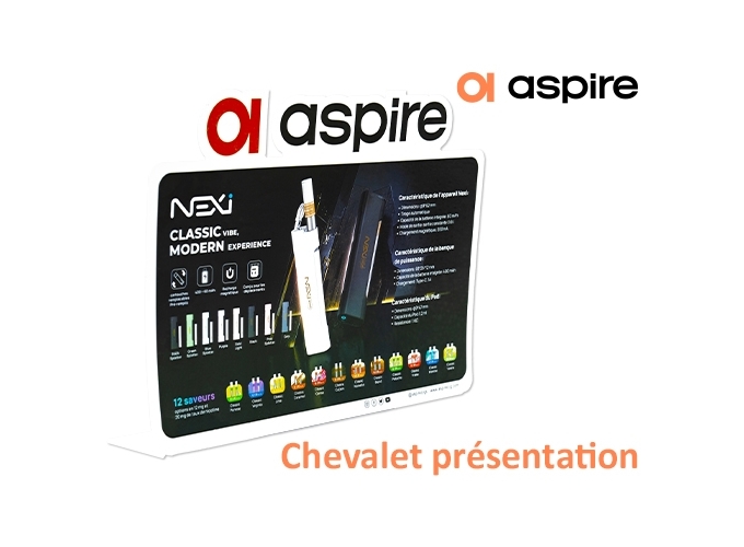 CHEVALET DE COMPTOIR NEXI ONE