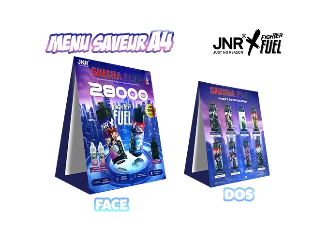 CHEVALET MENU SAVEUR FALCON FIGHTER