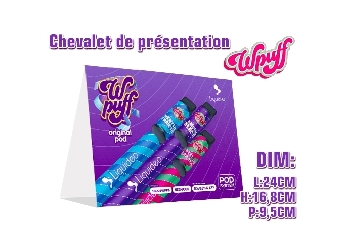 CHEVALET PRESENTATION 1800