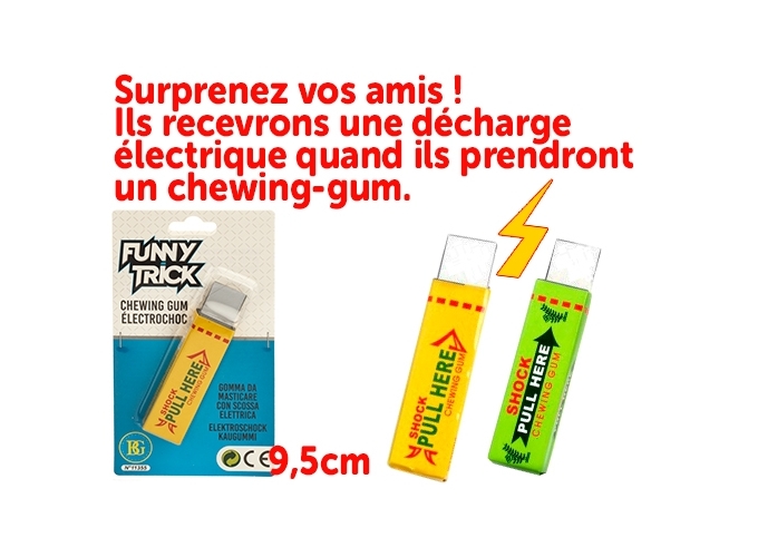 CHEWING GUM FARCE ET ATTRAPE 9.5CM (24)