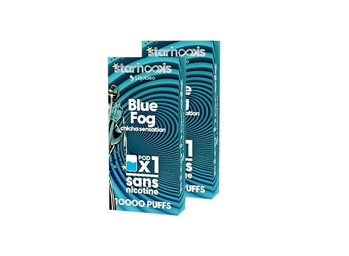 CHICHA LIQUIDEO 20K BLUE FOG MYRTILLE 2 CARTOUCHES