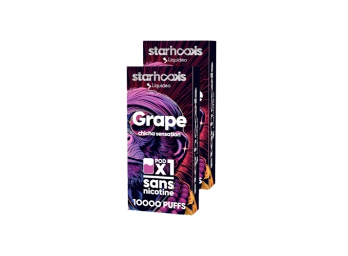 CHICHA LIQUIDEO 20K RAISIN  2 CARTOUCHES