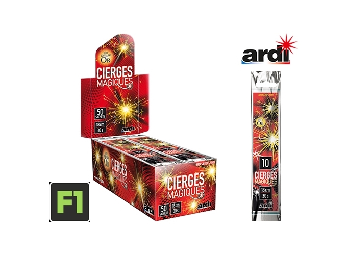 CIERGES MAGIQUES  (50 pieces)