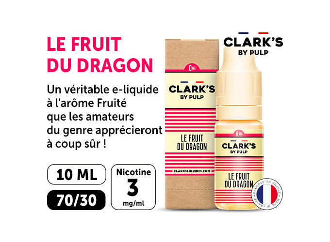 CLARK'S 10 ml  FRUIT DU DRAGON   NIC. 03 Mg