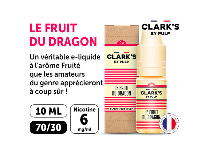 CLARK'S 10 ml  FRUIT DU DRAGON   NIC. 06 Mg