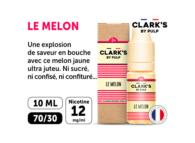 CLARK'S 10 ml MELON GLACE NICOTINE 12 Mg