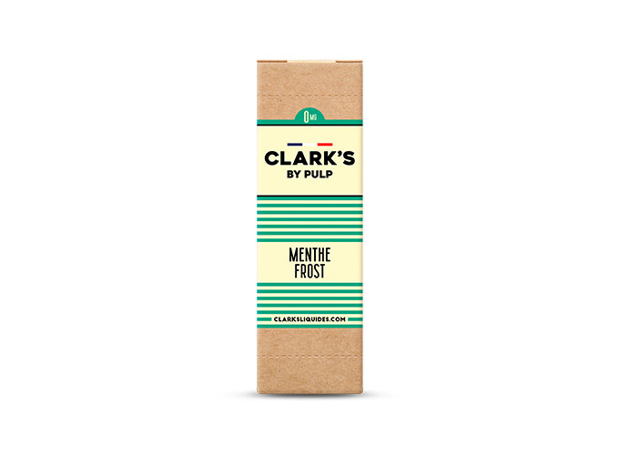 CLARK'S 10 ml MENTHE FROST NICOTINE 12 Mg