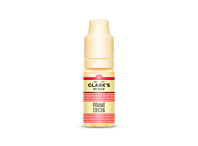 CLARK'S 10 ml POMME CHICHA NICOTINE 00 Mg
