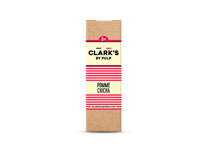 CLARK'S 10 ml POMME CHICHA NICOTINE 12 Mg