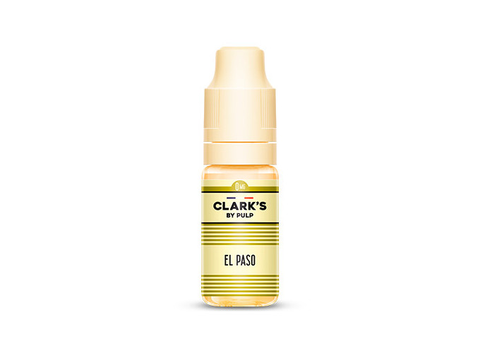 CLARK'S 10 ml TABAC BLOND EL PASO NICOTINE 18 Mg
